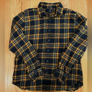 J. Crew Men's Flannel Plaid Button Down Shirt